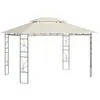 vidaXL Belvédère 4x3x2,7 m Crème 160 g/m²