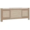 vidaXL Cache-radiateur MDF 205 cm