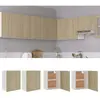 Vidaxl armoires suspendues 2 pcs chêne sonoma bois d’ingénierie 805081