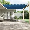 vidaXL Auvent vertical Bleu 140x1200 cm Tissu oxford