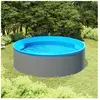 vidaXL Piscine à éclaboussures 350x90 cm Gris