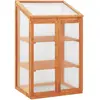 vidaXL Serre 60x45x100 cm Bois de sapin