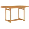 vidaXL Table de jardin 150x90x75 cm Bois de teck massif
