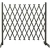 vidaXL Clôture en treillis de jardin Gris 180x100 cm Bois de sapin