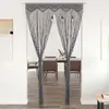 vidaXL Rideau en macramé Anthracite 140x240 cm Coton