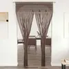 vidaXL Rideau en macramé Taupe 140x240 cm Coton