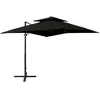 vidaXL Chaises d'extérieur 4 pcs Résine tressée Noir