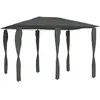 vidaXL Belvédère à revêtement de poteaux 3x4x2,6 m Anthracite 160 g/m²