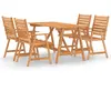 vidaXL Mobilier de salle à manger de jardin 5 pcs Bois d'acacia solide