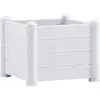 vidaXL Lit surélevé de jardin PP Blanc 43x43x35 cm