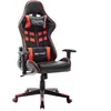 vidaXL Chaise de jeu Noir et rouge Cuir artificiel
