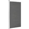 vidaXL Panneau de clôture WPC 95x186 cm Gris