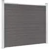 vidaXL Panneau de clôture WPC 180x146 cm Gris