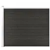 vidaXL Panneau de clôture WPC 175x146 cm Gris