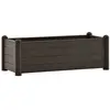 vidaXL Lit surélevé de jardin PP Moka 100x43x35 cm
