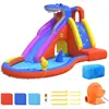 Happy Hop Toboggan à eau gonflable avec piscine 450x320x240 cm PVC