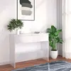 vidaXL Table console Blanc 100x35x76,5 cm Aggloméré