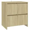 vidaXL Buffet Chêne sonoma 70x41x75 cm Bois d'ingénierie