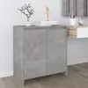 vidaXL Buffet Gris béton 70x41x75 cm Bois d'ingénierie