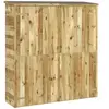 vidaXL Abri à outils de jardin 163x50x171 cm Bois de pin solide