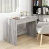 vidaXL Bureau Sonoma gris 101x50x76,5 cm Aggloméré