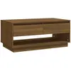vidaXL Table basse Chêne marron 102,5x55x44 cm Aggloméré