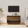 vidaXL Meuble TV Chêne marron 70x41x44 cm Aggloméré