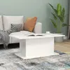 vidaXL Table basse Blanc 102x55,5x40 cm Aggloméré