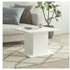 vidaXL Table basse Blanc 55,5x55,5x40 cm Aggloméré