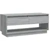 vidaXL Meuble TV Sonoma gris 102x41x44 cm Aggloméré