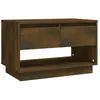 vidaXL Meuble TV Chêne fumé 70x41x44 cm Aggloméré