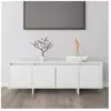 vidaXL Meuble TV Blanc 120 × 30 × 40.5 cm Aggloméré