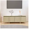vidaXL Meuble TV Chêne sonoma 120x30x40,5 cm Aggloméré