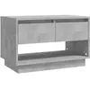vidaXL Meuble TV Gris béton 70x41x44 cm Aggloméré