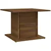vidaXL Table basse Chêne marron 55,5x55,5x40 cm Aggloméré