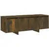 vidaXL Meuble TV Chêne fumé 120x30x40,5 cm Aggloméré