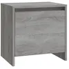 vidaXL Table de chevet Sonoma gris 45x34x44,5 cm Aggloméré