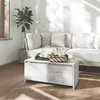 vidaXL Table basse Sonoma gris 90x50x41,5 cm Aggloméré