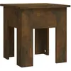 vidaXL Table basse Chêne fumé 40x40x42 cm Aggloméré