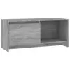 vidaXL Meuble TV Sonoma gris 90x35x40 cm Aggloméré