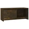 vidaXL Meuble TV Chêne fumé 90x35x40 cm Aggloméré