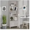 vidaXL Buffet HAMAR Blanc 60x35x180 cm Bois de pin massif