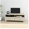 vidaXL Meuble TV HAMAR Marron miel 106x40x40 cm Bois massif de pin