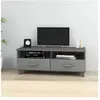 vidaXL Meuble TV HAMAR Gris foncé 106x40x40 cm Bois massif de pin