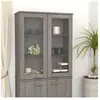 vidaXL Dessus de buffet HAMAR Gris clair 85x35x100 cm Bois de pin