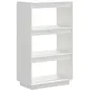 vidaXL Bibliothèque/Cloison Blanc 60x35x103 cm Bois de pin massif