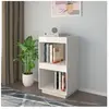 vidaXL Bibliothèque Blanc 40x35x71 cm Bois de pin massif