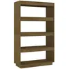 vidaXL Bibliothèque/Séparateur de pièce Marron miel 80x35x135 cm Pin
