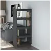 vidaXL Bibliothèque/Séparateur de pièce Gris 60x35x135 cm Pin massif