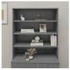 vidaXL Dessus de buffet HAMAR Gris foncé 90x30x100 cm Bois de pin